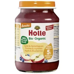 Holle Apfel & Heidelbeeren Fruchtzubereitung bio
