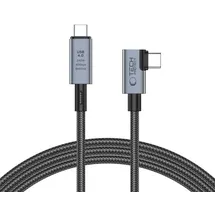 TECH-PROTECT Ultraboost Max L Usb 4.0 8k 40gbps Typ-c Kabel Pd240w 150cm Grau
