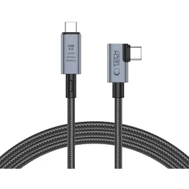 TECH-PROTECT Ultraboost Max L Usb 4.0 8k 40gbps Typ-c Kabel Pd240w 150cm Grau