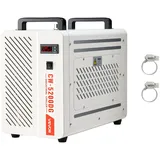 Vevor Industrieller Wasserkühler 1,6 kW, Wasserkühlsystem mit Kompressor, 7-L-Tank, max. Durchfluss 13 L/min, Industrial Water Chiller für CO2-Lasergravur- & -schneidmaschinen