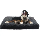 ADUODAO Hundebox-Matratze mit abnehmbarem Bezug, großes Anti-Angst-Hundebett, Welpenbett, waschbar, orthopädisches Hunde-Sofa-Kissen für große, mittelgroße und kleine Haustiere (100 x 60 x 10 cm