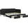 vidaXL Tagesbett 100 x 200 cm Schwarz
