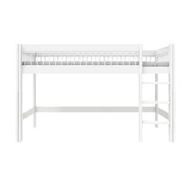 Lifetime Halbhochbett Breeze 102 x 128 cm Massivholz weiß