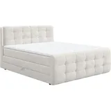 Cotta Boxspringbett COTTA "Fort mit Bettkasten, inkl. Topper", beige (cream), B:161cm L:228cm, 100% POLYESTER (PES), Komplettbetten, Boxspringbett, erhältlich in verschiedenen Breiten (160cm, 180cm & 200cm)