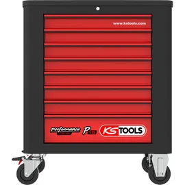 KS Tools Performanceplus Werkstattwagen-Satz P15 mit 397 Werkzeugen für 7 Schubladen
