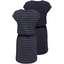 Only Shirtkleid Blau Gestreift 34
