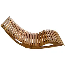 Chillroi Ergonomische Schwungliege 200 x 60 x 80 cm Natur