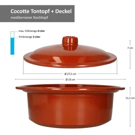 Mambocat Tontopf Cocotte 4,5L + Deckel - 99532