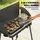 Outsunny Tragbarer Gasgrill 2 Brenner schwarz