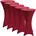 Beautissu Stehtischhusse Bordeaux, 5er Set