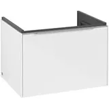 Villeroy & Boch Subway 3.0 Waschtischunterschrank C575L0VE 62,2x42,9x47,8cm, mit LED/Griff Aluminium glänzend, brilliant white