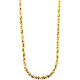 Adelia's Kordelkette Unisex Edelstahl Gold