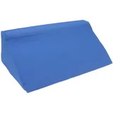 Keilkissen Seitenschläfer Körper Seitenkeilkissen Versteckter Reißverschluss Keilkissen Seitenschläfer Unterseite rutschfest Waschbar Blau für Postoperative Genesung (50 * 25 * 15cm)