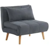 Vente-unique Schlafsessel Chila Grau 90 cm