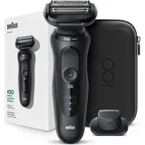 BRAUN Limited Edition »Series 5« Rasierer Herrenrasierer Trimmer Reiseetui - Schwarz