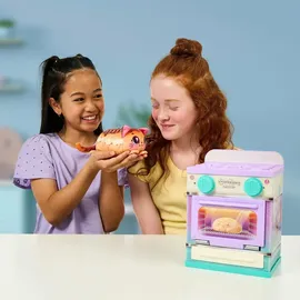 cookeez makery Lil’ Bakez – Backofen-Spielset „Kuschelige Kreationen“: Mische die Zutaten und backe eine tierische Plüsch-Überraschung mit köstlichem Duft – 6 duftende Kuschelfreunde zum Sammeln