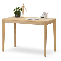 Tchibo - Schreibtisch aus Eschenholz - 112x57x76cm - braun - Holz / Eschenholzfurnier