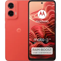 MOTOROLA Smartphone "moto g35 5G", rot (guava rot), 128 GB, Mobiltelefone