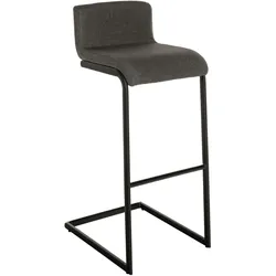 CLP Barhocker port Schwarz dunkelgrau/Stoff