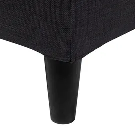 Beliani Fitou 180 x 200 cm Schwarz