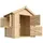 TIMBELA Spielhaus M516 Beige Holz