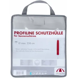 Doppler Schirmhülle Profi Line 250 cm Polyester Grau