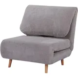 Homcom Schlafsofa Verstellbar im Cord-Optik 82 x 89 x 83 cm