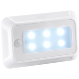 Lunartec Nachtlicht Batterie: LED-Nachtlicht mit Bewegungs- & Dämmerungs-Sensor, Batteriebetrieb (Bewegungsmelder mit Batterie, LED Nachtlicht Batterie, Dämmerungssensor batteriebetrieben)