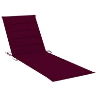 VidaXL Garten-Sonnenliege mit Tisch und Auflage Kiefer Imprägniert