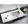 Blanco Axia III 5 S-F links Flächenbündig silgranit schwarz Handbetätigung 905 x 500 mm