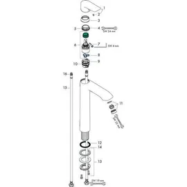Hansgrohe Metris 260 Einhebelmischer DN 15 chrom 31184000