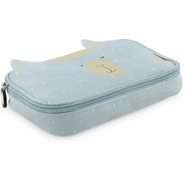 Trixie - Federmäppchen, rechteckig, für Kinder – Mr. Alpaca (Alpaka), hellblau, modern, hellblau, modern, hellblau, Modern