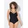 Ulla Popken Badeanzug Damen Schwarz 52