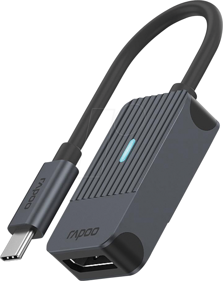 Produktbild RAPOO UCA-1005 - Adapter USB Type-C  > DisplayPort, 4K 60 Hz, 0,15 m