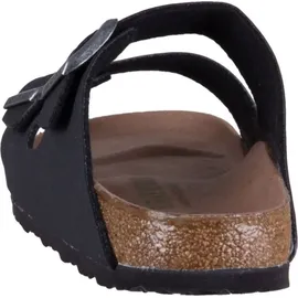 Birkenstock Arizona Vegan Birko-Flor Nubuk schmal schwarz 38