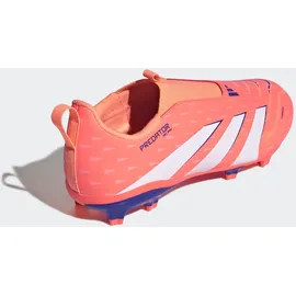 adidas Predator League Laceless MG/Fg Kinder Signal Coral/Ftwr White/Beam Orange 30