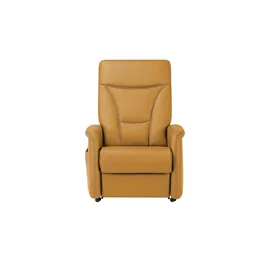 Hukla Fernsehsessel Manuel XL Leder 84 x 108 x 90 cm Orange elektrisch