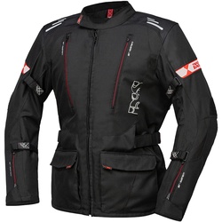 IXS Lorin-ST Motorrad Textiljacke, schwarz-rot, Größe 3XL