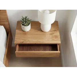 FineBuy Nachtschrank FB117940 50 x 35 x 25 cm Braun