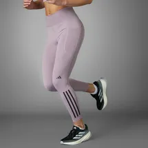 adidas DailyRun 3-Streifen 7/8-Leggings - Preloved Fig - XS