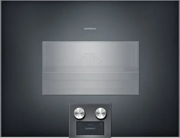 Gaggenau BS454101 Dampfbackofen 60 cm Serie 400 Antrazit Türanschlag rechts B...