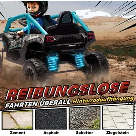 aiyaplay Kinder Elektroauto UTV blau (1-tlg)