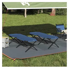 vidaXL Feldbett Klapp Schlafbett Blau