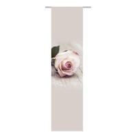 Home fashion Rosy Schiebevorhang Digitaldruck, Stoff, rosa, 245 x 60 cm