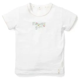 Little Dutch T-Shirt kurzarm weiß Flower Girl gr. 104 | Little Dutch