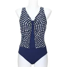 Sunmarin Badeanzug Damen Blau 42C
