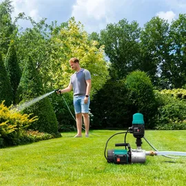 VONROC Gartenpumpe Automatische Wasserpumpe 1000W, 3500l/h, 4,4bar