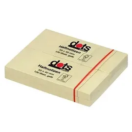 dots Haftnotizen gelb, 12 Blöcke