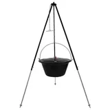 Grillplanet Gulaschkessel 30 L Stahl schwarz