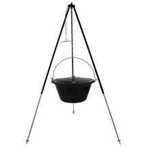 Grillplanet Gulaschkessel 30 L Stahl schwarz